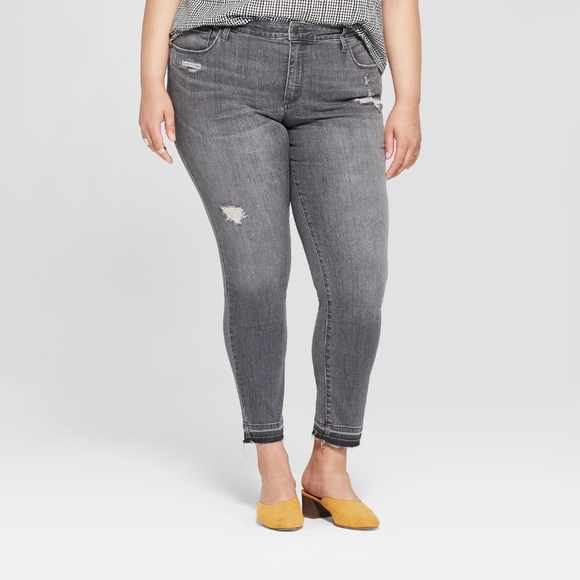 Universal Thread Denim - Released Hem Distressed Skinny Jeans New